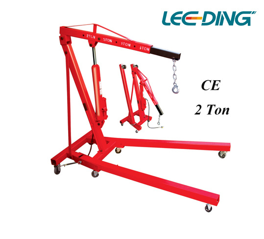 2t Pneumatic/Air/Hydraulic Shop Crane Engine Crane Portable Crane Hoist
