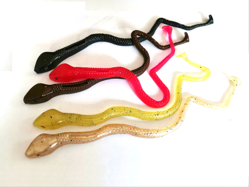 5PCS/Set Fake Snake Fishing Lure 27cm/13G Artificial Soft Bait