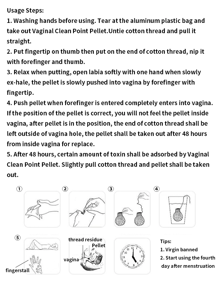 Vaginal Discharge Poison for Health and Tightening Vaginal Anti-Bacterial Pearl Set