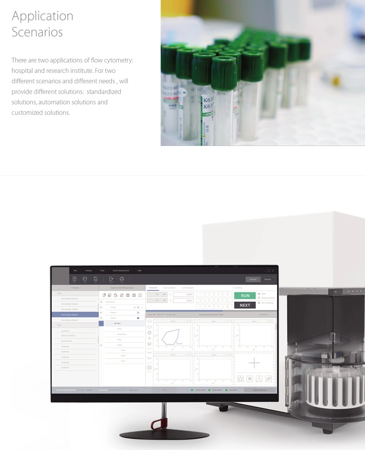My-B006p Labaratory Automated Flow Cytometer for Immunology/Hematology/Oncology/Cell Biology/Biochemistry