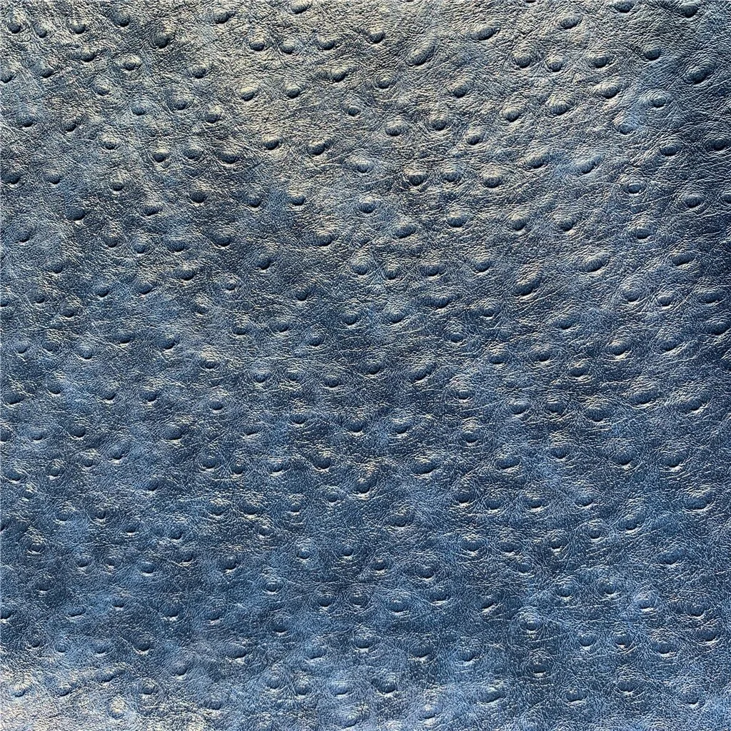 Shiny Wholesale PU Snake Leather for Bags with Snake and Ostrich Printed