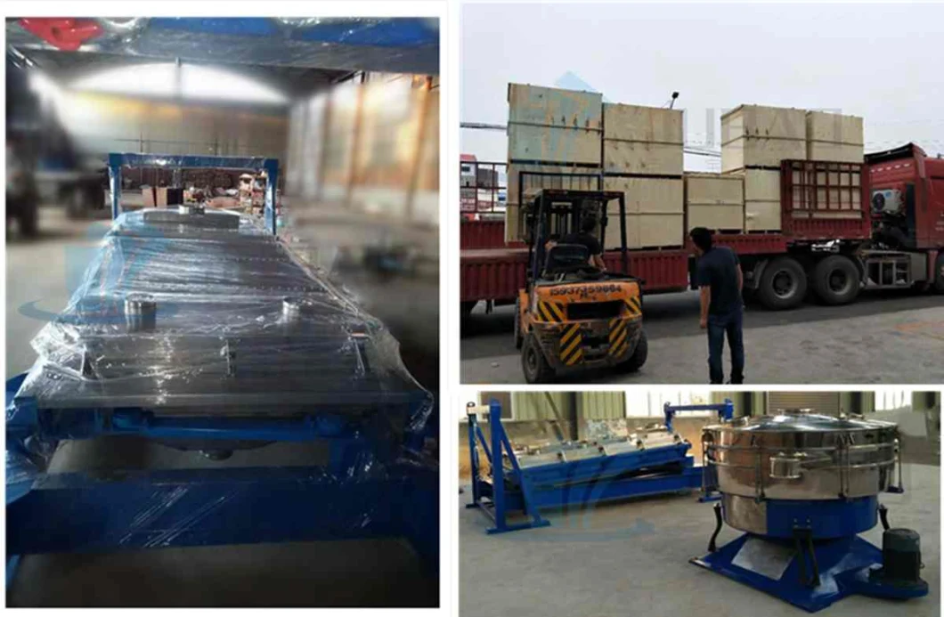 Coconut Milk Powder Tumbler Rotary Screen Vibrating Separator