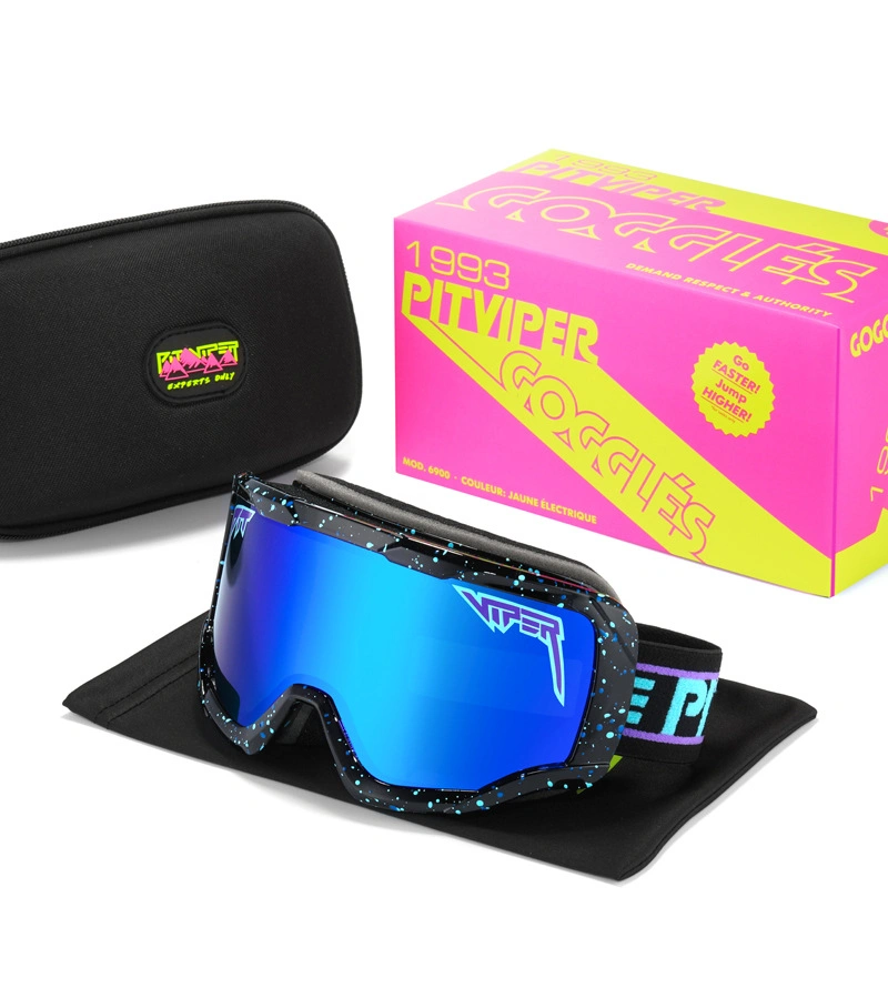 Super Hot Fashion Sports Polarized Lens Goggles Pit Viper Double Antifog, Skiing Using