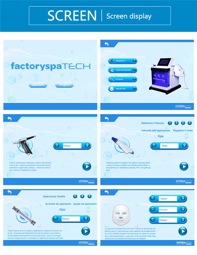 5 in 1 Hydra Dermabra Hydro Facial Machine for Skin Care