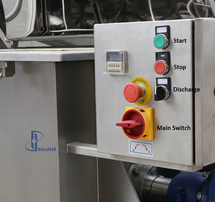Ribbon Mixer Dry Powder Horizontal Screw Mixer