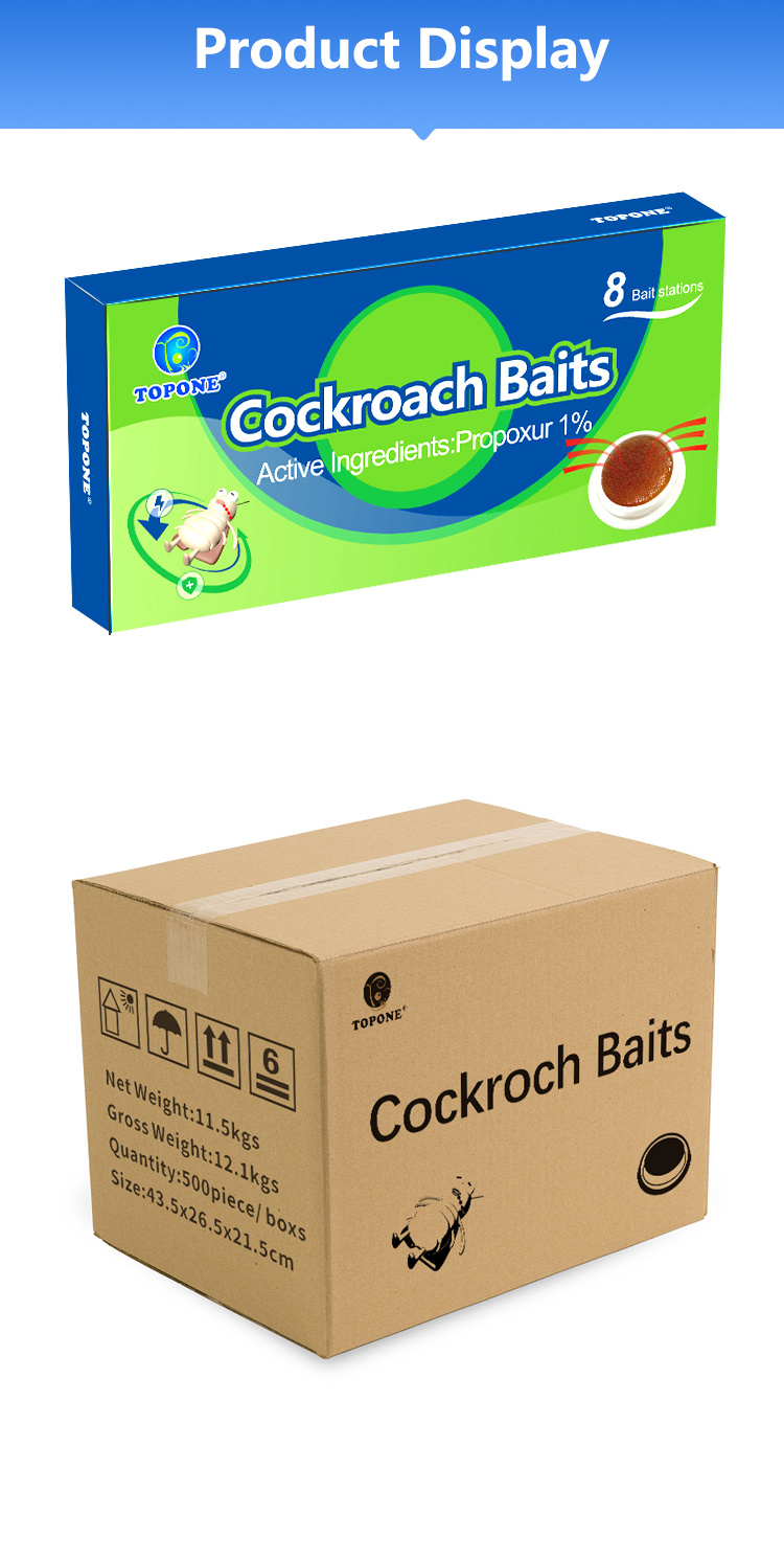 Indoor Effective Cockroach Gel Bait Cockroach Poison Killing Gel Killer Bait with Sticker