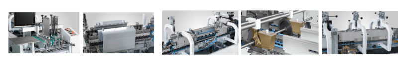 Zh-650ba-Automatically Paper Pre-Fold Folding Gluing Machine for Cardboard