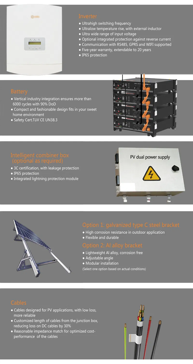 1000 Watt 10kw 5kw 1kw Hybrid Home Solar Energy System