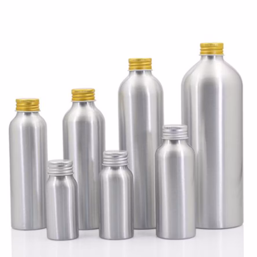 in Stock 30ml/50ml/100ml/120ml/150ml/250ml/500ml Cosmetic Bottle Aluminum Bottle with Aluminum Cap