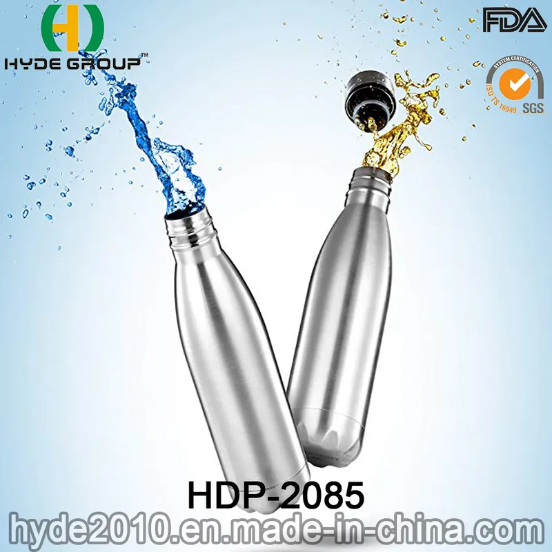 Vacuum Flask Insulated Stainless Steel Metal Water Bottle (HDP-2085)