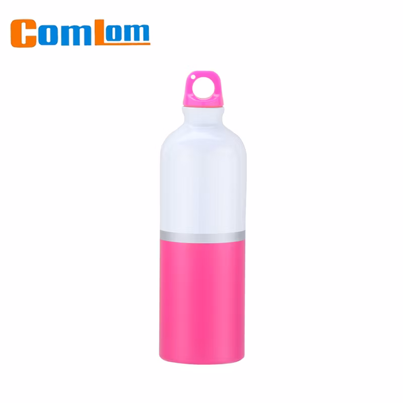 CL1C-G170 Comlom 750ml Aluminium Water Bottle Narrow Mouth Screw Cap Cylinder-Shaped Aluminum Sports Bottle