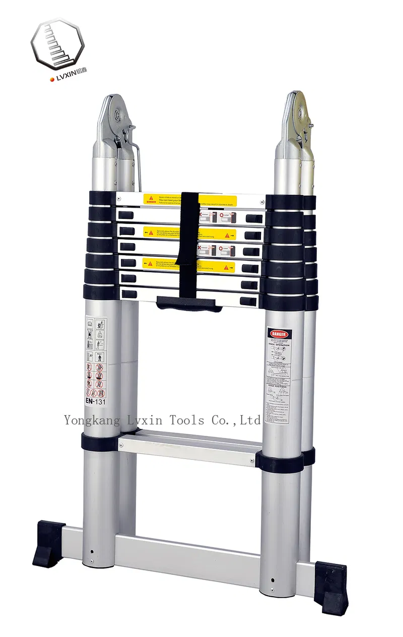 Double Multipurpose Telescopic Aluminium Ladder