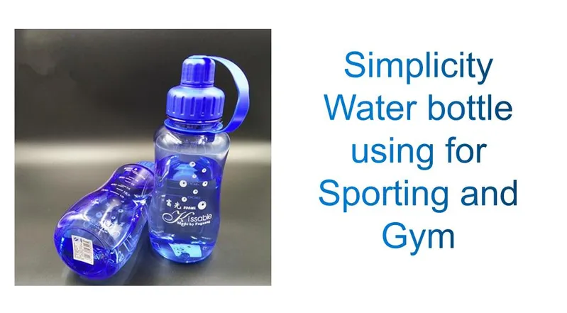 Simplicity Water Bottle Using for Sporting and Gym