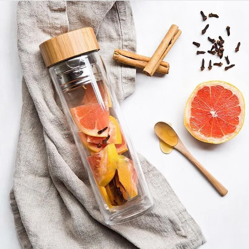 Eco-Friendly Leisure Drinking Glass Water Bottle FL3008