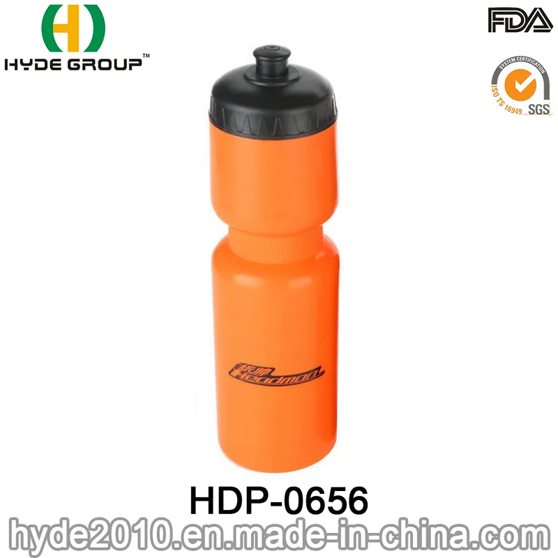 Newest Design BPA Free Customized Logo Plastic Water Bottle (HDP-0656)