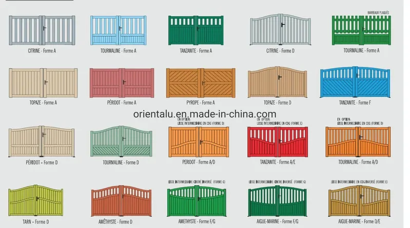 High Quality Cheap Perfect Decorative Aluminum Fence Gate