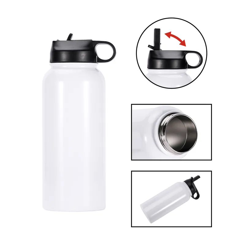 32oz Sublimation Blank Stainless Steel Insulated Water Bottle