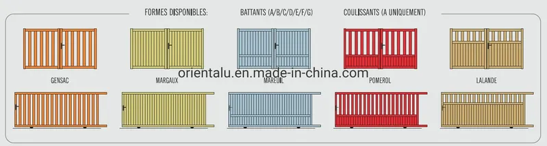 High Quality Cheap Perfect Decorative Aluminum Fence Gate