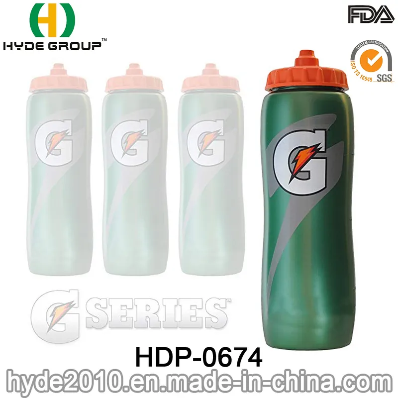 BPA Free Sport Drinking Bottle Plastic Sport Water Bottle (HDP-0674)