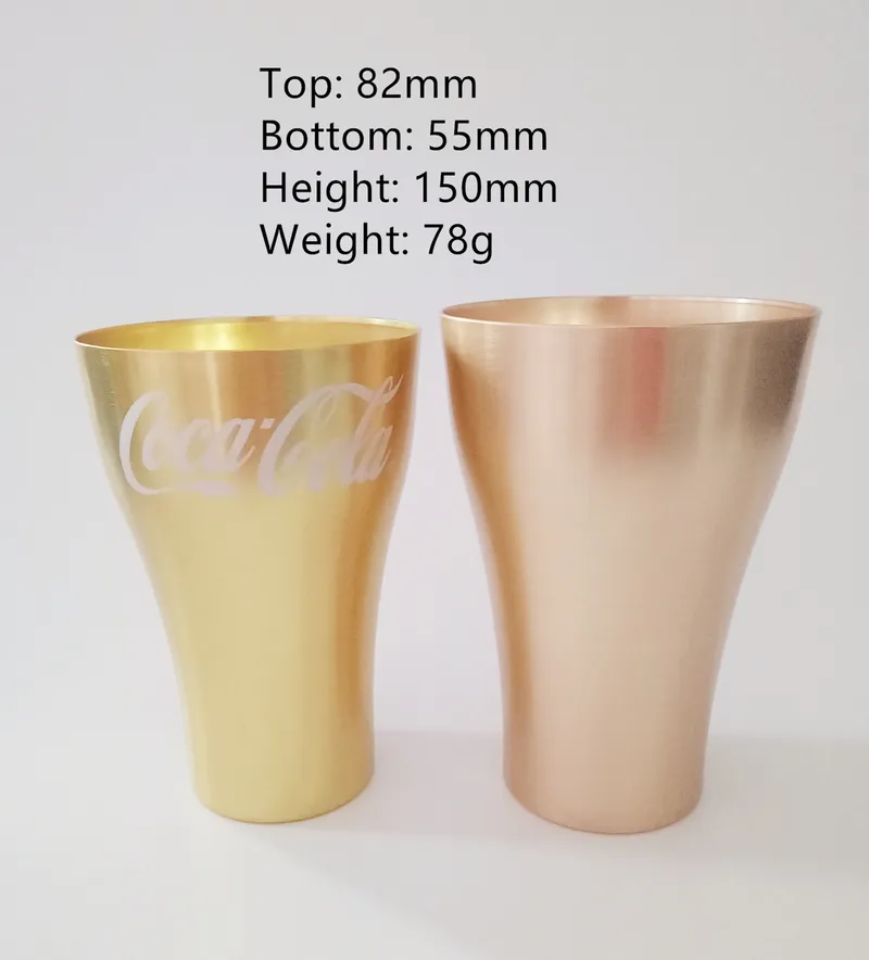 Eco Reusable Drinking Water Metal Aluminum Bottle Cups