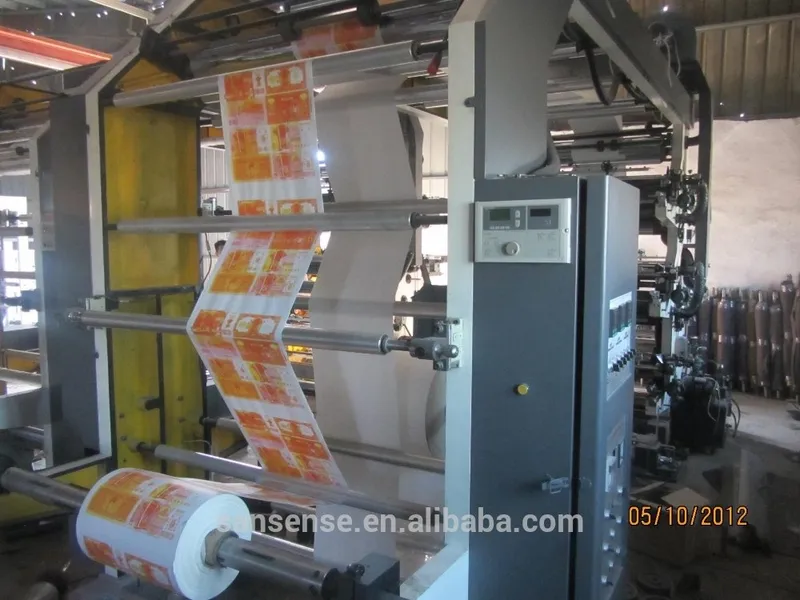 Flexo Printing Machine Tshirt Bag Nylon Aluminum Foil Printing Label