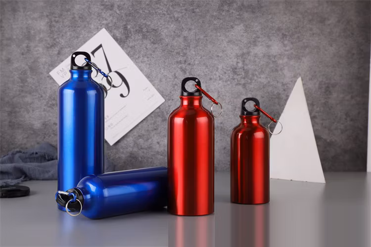 Metal Aluminum Sports Water Bottle Riding Bottle for Promotion 400ml 500ml 600ml 750ml