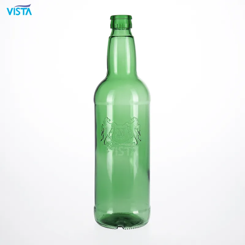 750ml Vodka Bottle Green Glass Bottle with Guala Cap