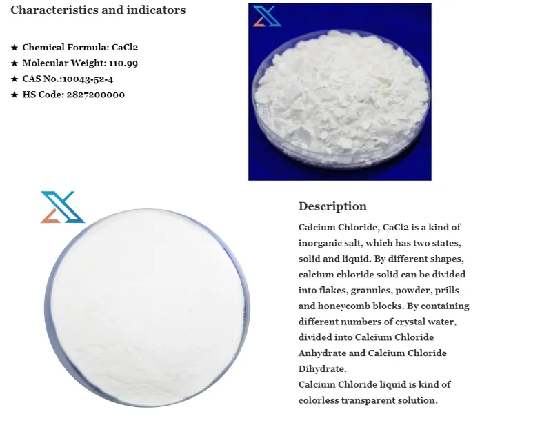 Calcium Chloride Flakes for Concrete Hot Sale 74% Calcium Chloride