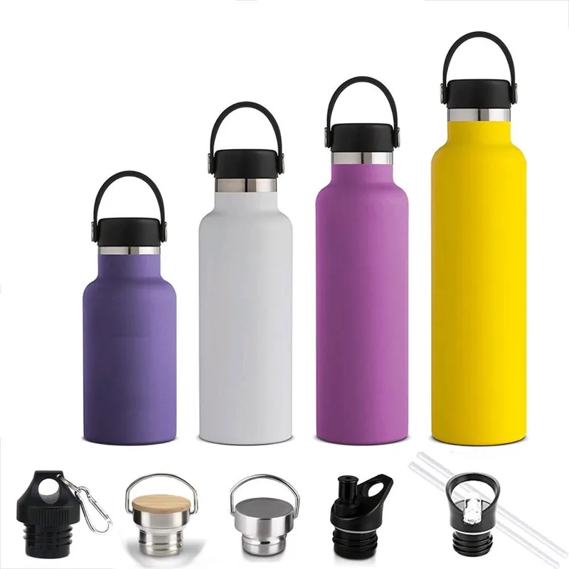 600ml Stainless Steel Vacuum Thermos Water Bottle Insulated Drink Bottle