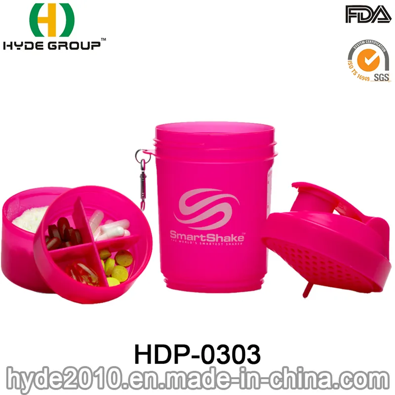 Wholesale 400ml Customized BPA Free PP Plastic Shaker Bottle