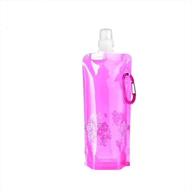 Customized Printed BPA Free Foldable Bottle Collapsible Water Bottle