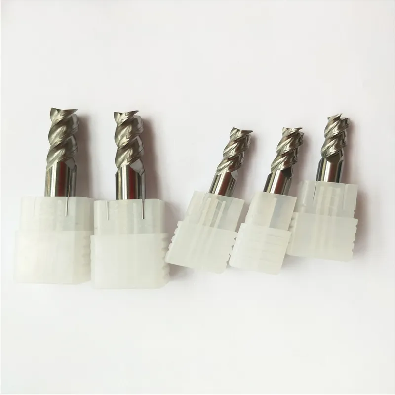 HRC55 Cheap Aluminum Cutting Tools with 3 Flutes End Mills