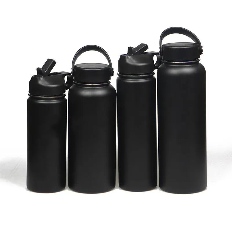 Custom Logo Vacuum Insulated Stainless Steel Sports Drink Double Wall Water Bottle