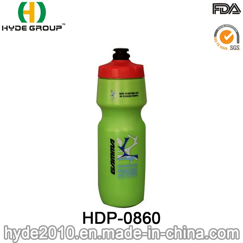 Factory Customized Logo Design Plastic Water Bottle (HDP-0860)