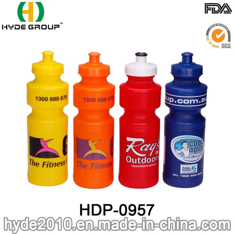 500ml / 750ml BPA Free Promotional Sport Plastic Water Bottles (HDP-0957)