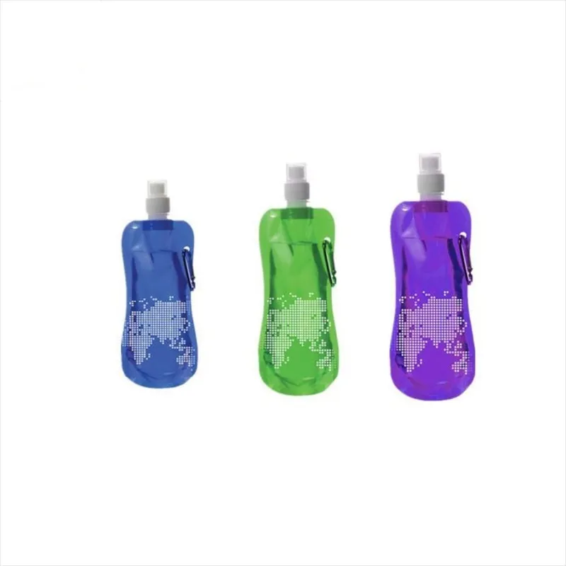 Customized Printed BPA Free Foldable Bottle Collapsible Water Bottle