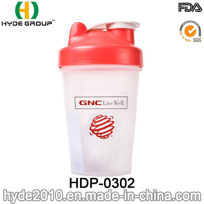 2019 Newly 400ml BPA Free PP Powder Shaker Bottle (HDP-0302)