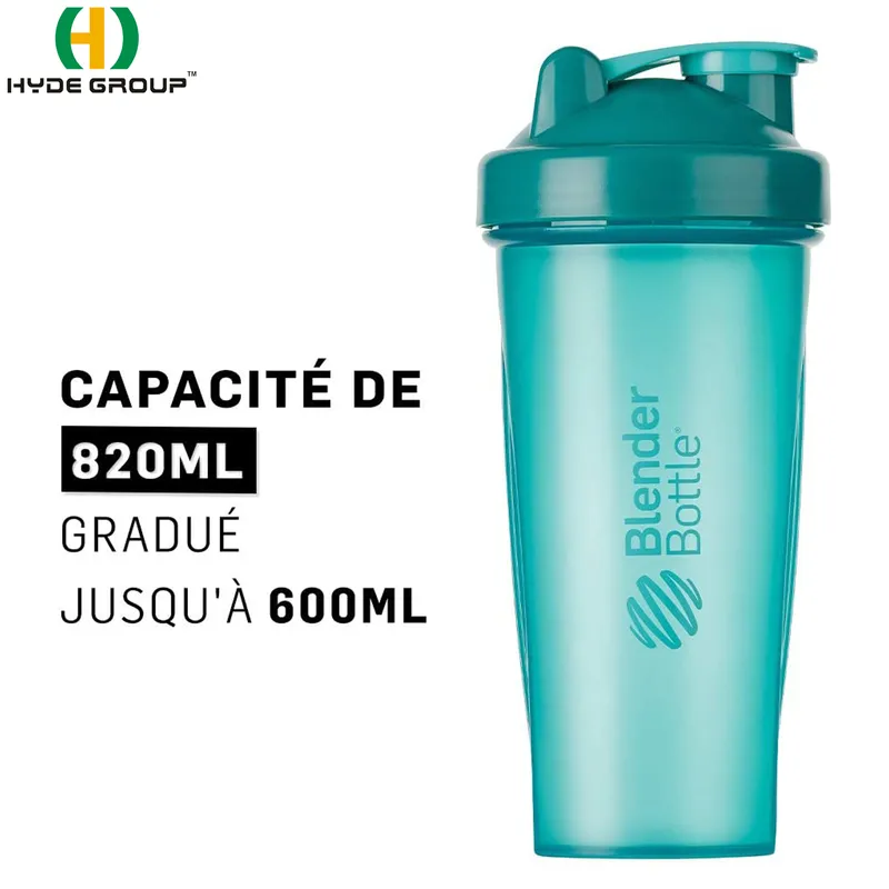 28oz Sport Plastic Shaker Protein Water Bottles (HDP-0301)