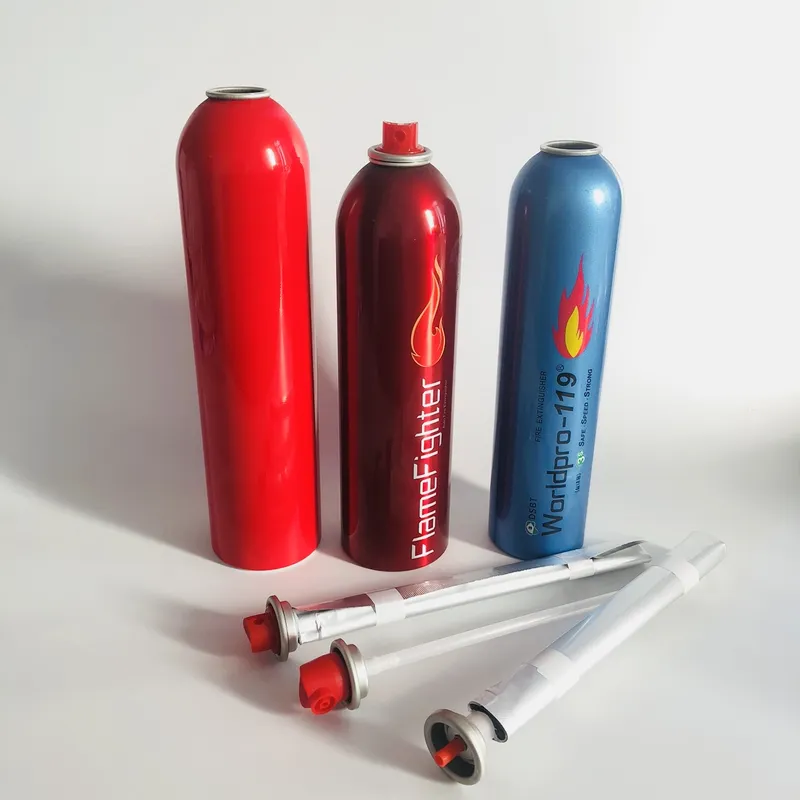 Customized Logo 500 Ml Aluminum Bottle for Fire Extinguisher Packing