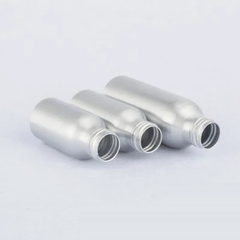 Low MOQ Aluminum Cosmetic Bottle with Lotion Pump 30ml/50ml/100ml/120ml/150ml/250ml/500ml