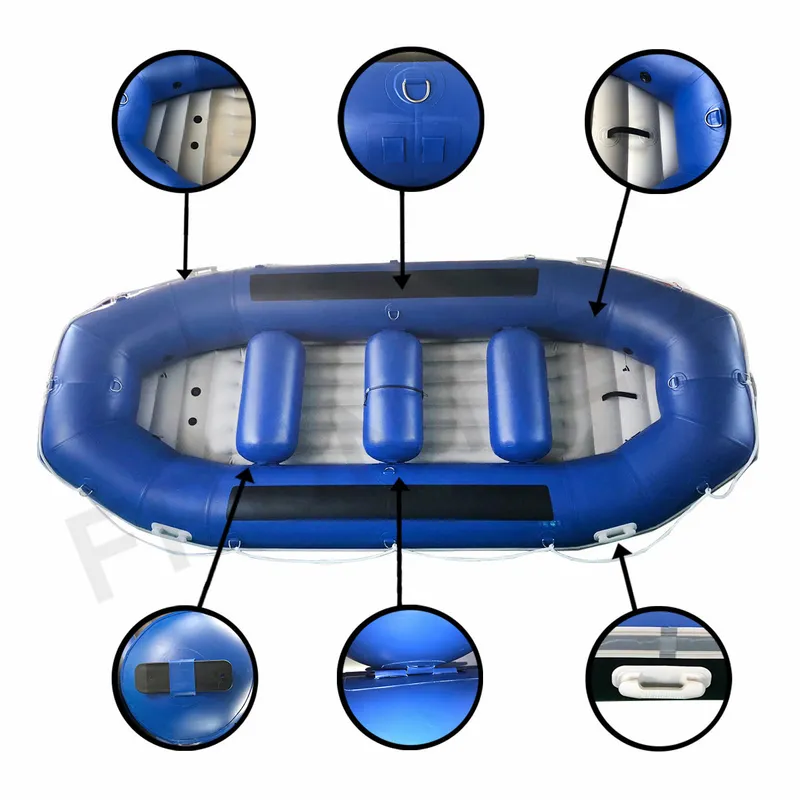 PVC Hypalon Inflatable River Raft Boat with Ce for Water Sport