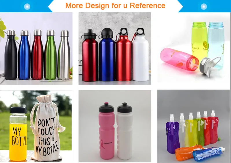 OEM 550ml BPA Free Water Bottle Bicycle Camping Sport Bottle