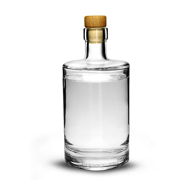 Whiskey Bottle 750ml California Glass Vodka Wine Sample Bottle