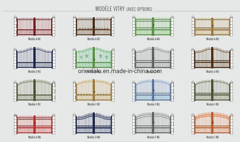 High Quality Cheap Perfect Decorative Aluminum Fence Gate