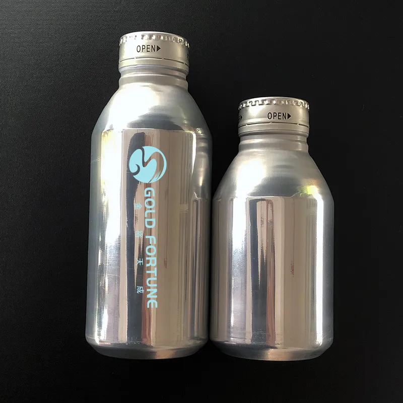 Custom Aluminum Empty Beverage Bottles BPA Free Energy Drink Bottle