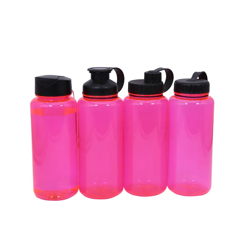 &#160; Good Quality Plastic Chin Rest Water Bottle BPA Free Sports Water Bottle