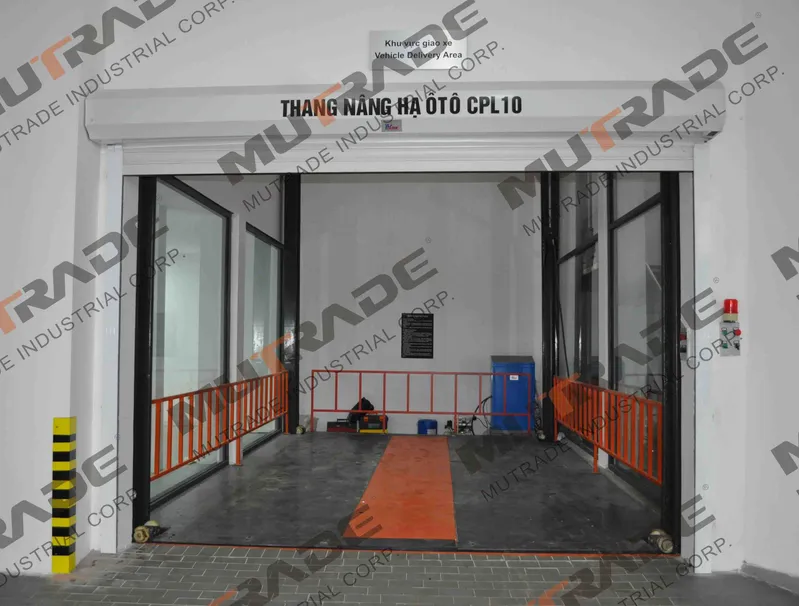 Mutrade Vertical Reciprocating Conveyors Car Elevator Floor to Floor Lift CE Certificate