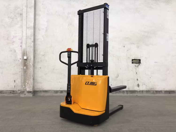 Small Electric Pallet Lifter 1000 Kg 1.5 Ton Battery Operated Stacker for Sale