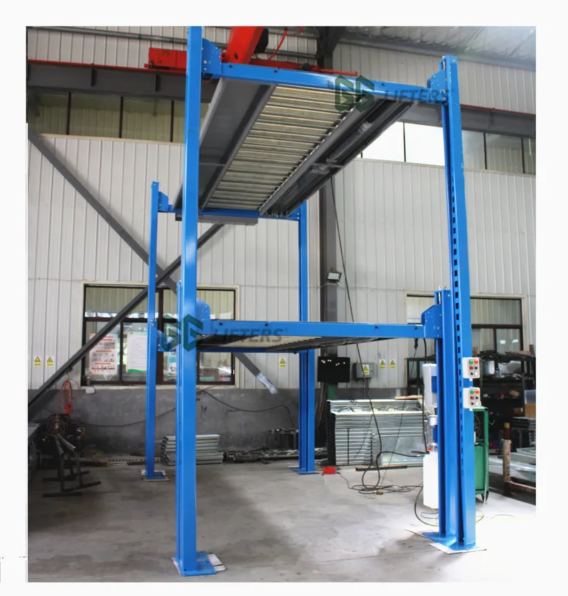 Multilevel 4 Post Car Storage Parking Lift System