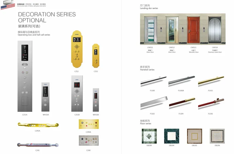 Customized Household Elevators Manned Elevator Passenger Lifts